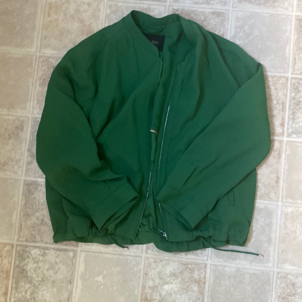 Green Jacket Massimo Dutti